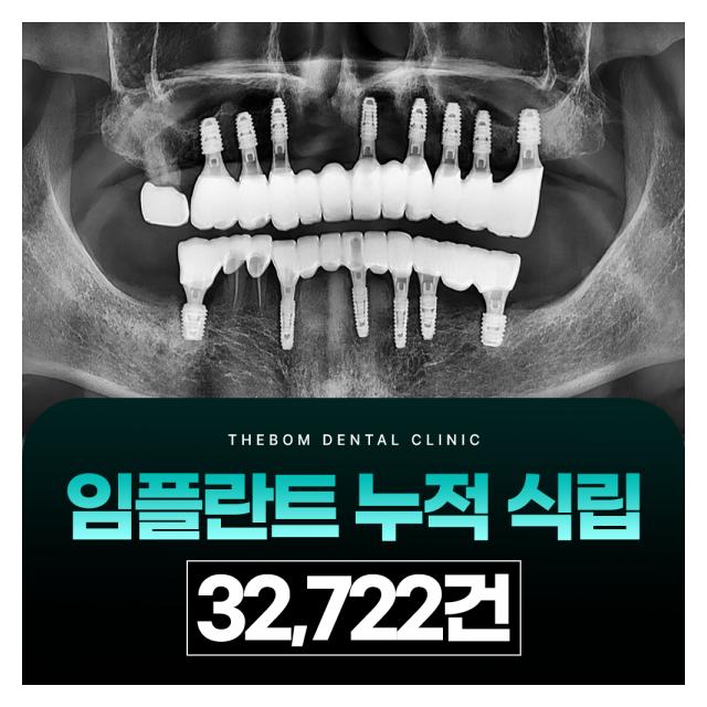 임플란트 누적 식립 32,722건 멀리서도 찾아오는 치과